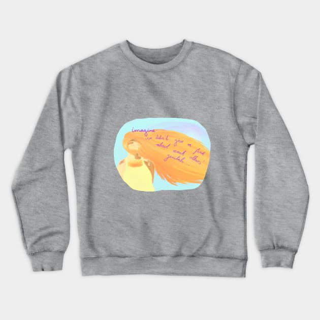 If Bodies Had Privacy Crewneck Sweatshirt by inSomeBetween